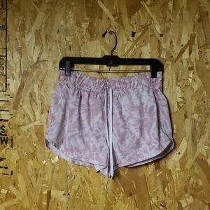 RBX Pink Tie-Dye Women's Athletic Shorts